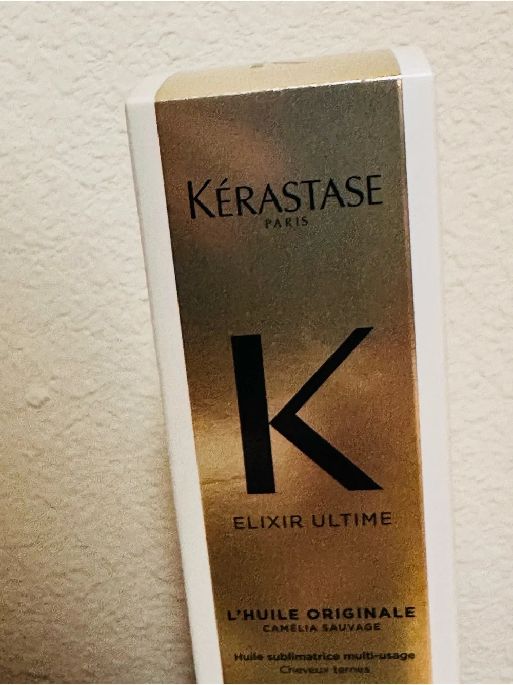 Kerastase Elixir Ultime Hair Oil - Gold and White Packaging